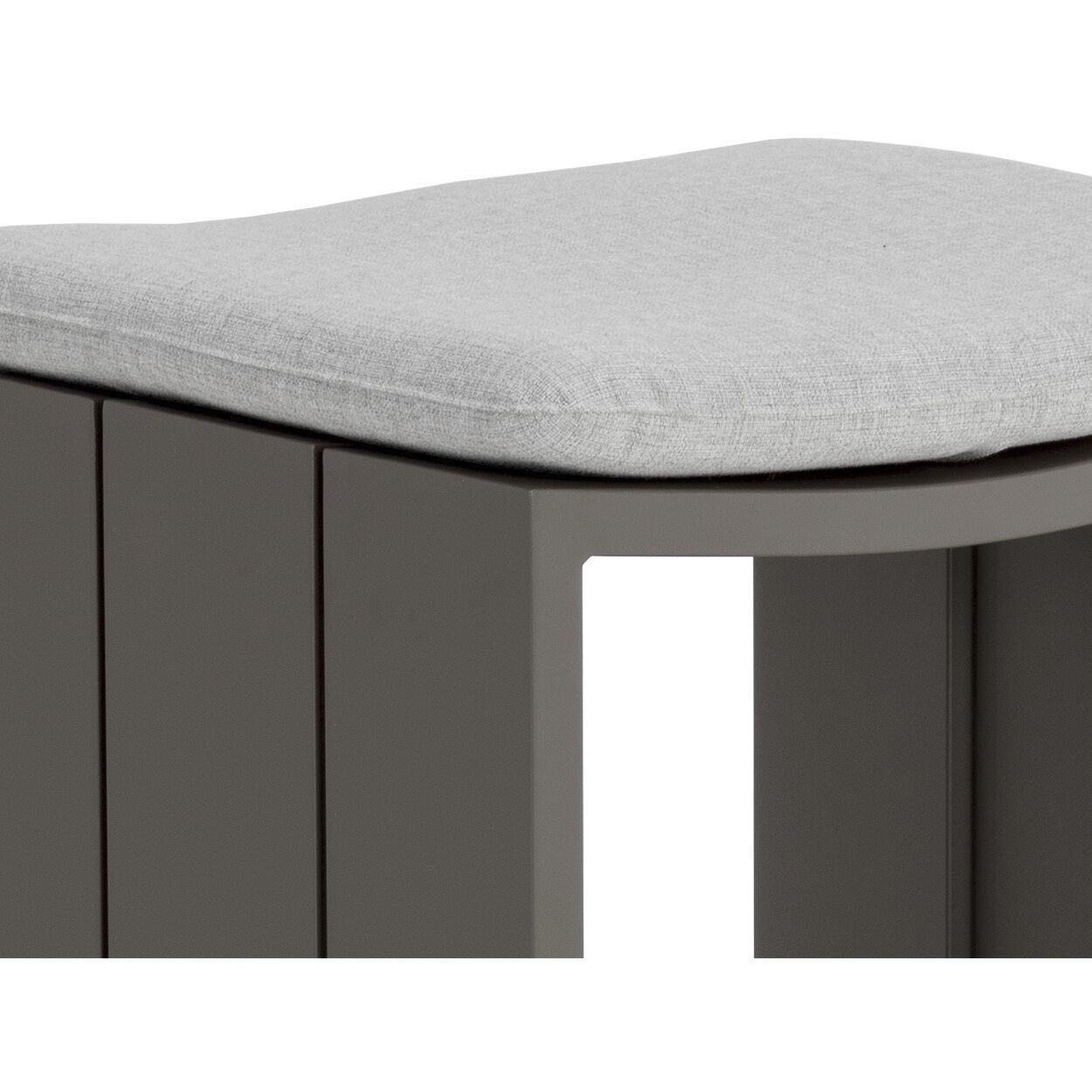 Verin 30.5 inch Warm Grey / Gracebay Light Grey Outdoor Barstool